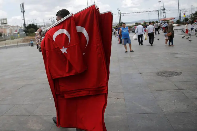 
	Turquia: a Turquia deteve mais de 13 mil pessoas no servi&ccedil;o militar, judici&aacute;rio e outras institui&ccedil;&otilde;es desde a tentativa de golpe
 (Alkis Konstantinidis / Reuters)