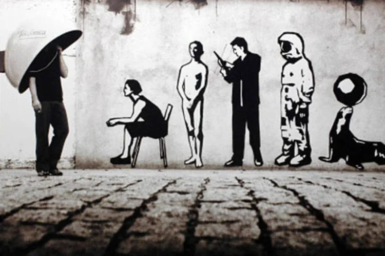 Obra de Alexandre Órion no programa Metrópolis: a arte é uma das especialidades da TV Cultura (Reprodução)