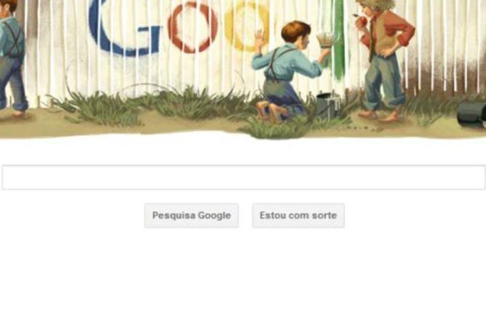 Google lembra nesta quarta-feira 176 anos de nascimento de Mark Twain