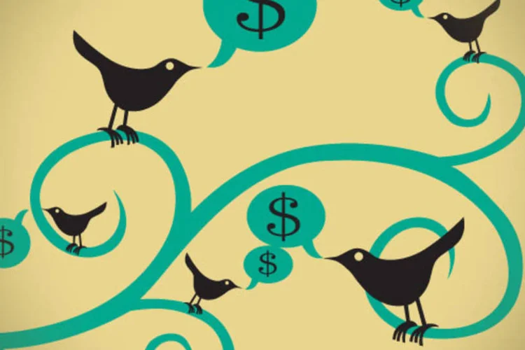 Ilustração - Twitter para finanças (EXAME.com)