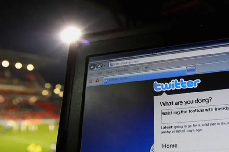 Twitter no laptop (Cameron Spencer / Getty Images)