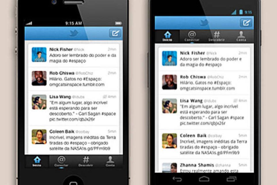 Twitter atualiza seus apps para iOS e Android