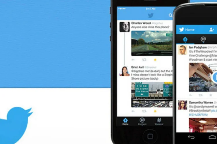 Twitter torna timeline mais visual: com fotos diretamente nas timelines, o Twitter tem agora praticamente um formato de mídia display (Reprodução)