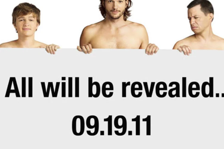 A nona temporada de Two and a Half Men estreia em 19 de setembro (Divulgação)