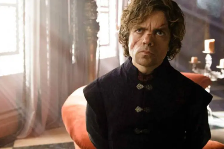 
	Tyrion Lannister de Game of Thrones: junto com &nbsp;Breaking Bad, s&eacute;rie desbancou Mad Men e Homeland na categoria drama
 (Helen Sloan/ HBO/Divulgação)