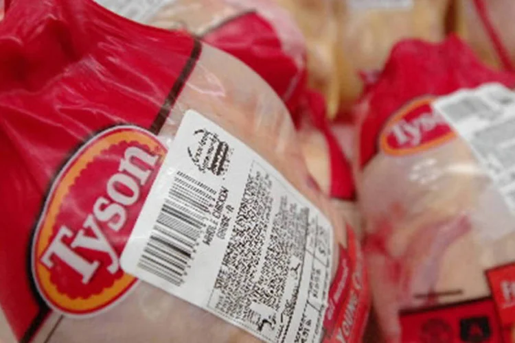 Aves da Tyson Foods: proibição de importação entrará em vigor a partir desta segunda-feira (Robert Caplin/Bloomberg)