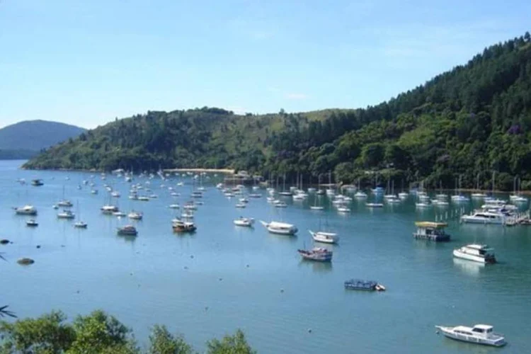 Praia da enseada em Ubatuba está entre as listadas como impróprias para banho (Heitor Carvalho Jorge via Wikimedia Commons)