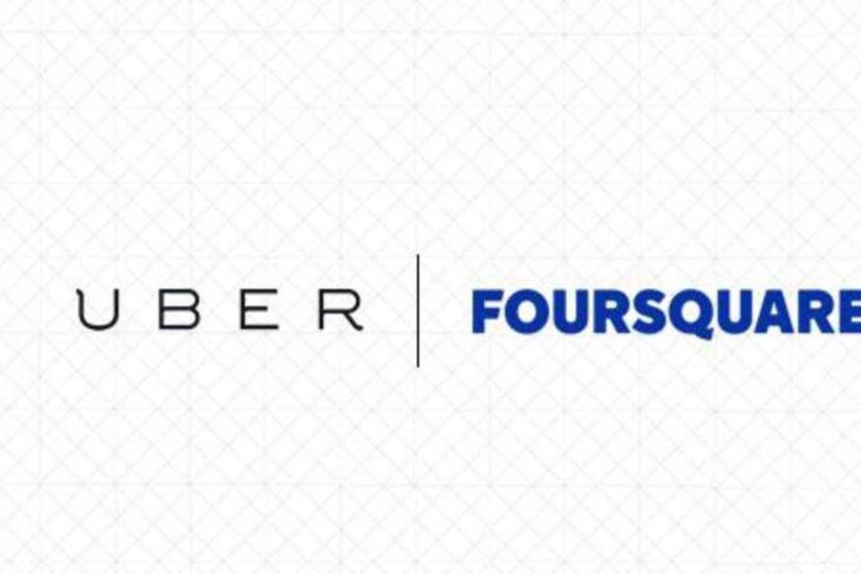 Parceria do Uber permite pedir carros a partir do Foursquare