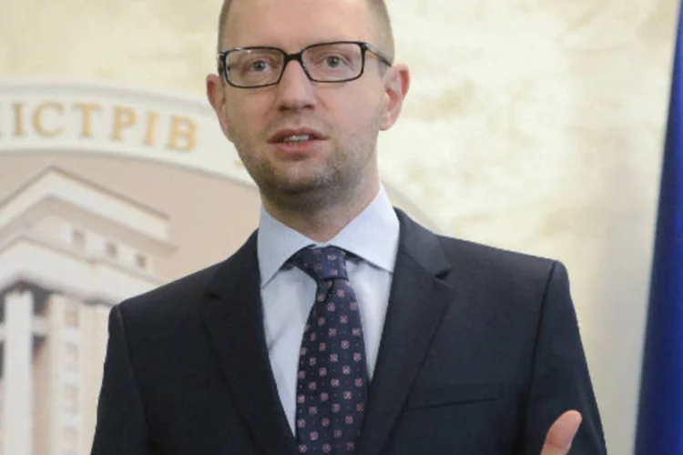 
	O primeiro-ministro interino da Ucr&acirc;nia, Arseni Yatseniuk: ele ser&aacute; recebido nesta quinta-feira pelo&nbsp;Conselho de Seguran&ccedil;a das Na&ccedil;&otilde;es Unidas
 (Andrew Kravchenko/Pool/Reuters)