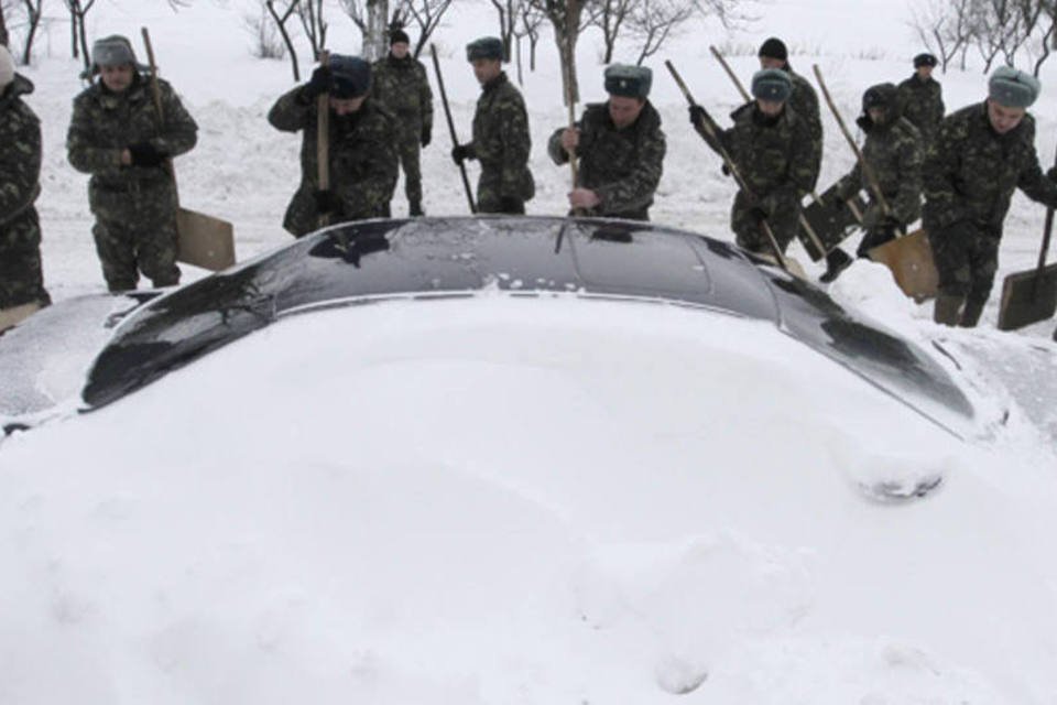Onda de frio mata 37 pessoas na Ucrânia