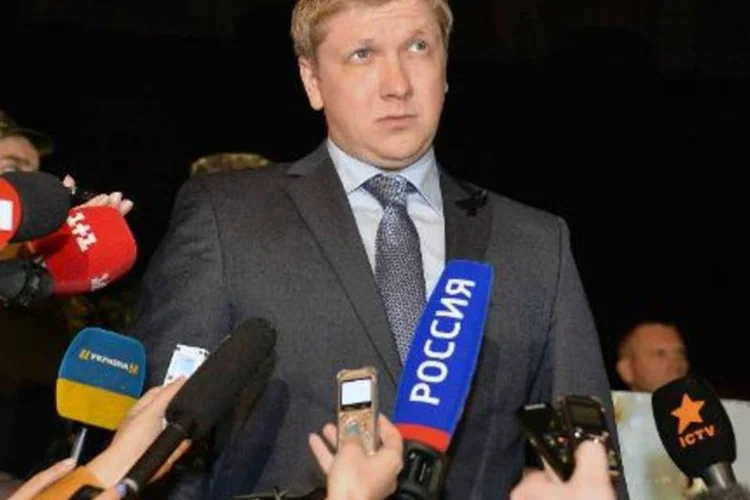 
	Presidente da Naftogaz, Andrei Kobolev:&nbsp;popula&ccedil;&atilde;o n&atilde;o deve temer pen&uacute;ria, disse
 (Genya Savilov/AFP)