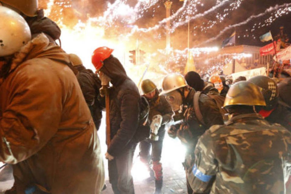 20 fotos impressionantes dos protestos na Ucrânia
