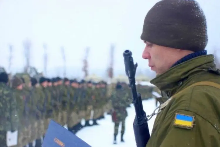 
	Militares da Ucr&acirc;nia: Segundo Kiev, 148 prisioneiros, incluindo 59 civis, est&atilde;o em poder dos separatistas, tamb&eacute;m h&aacute; 800 pessoas desaparecidas
 (Ministry of Defense/Facebook)