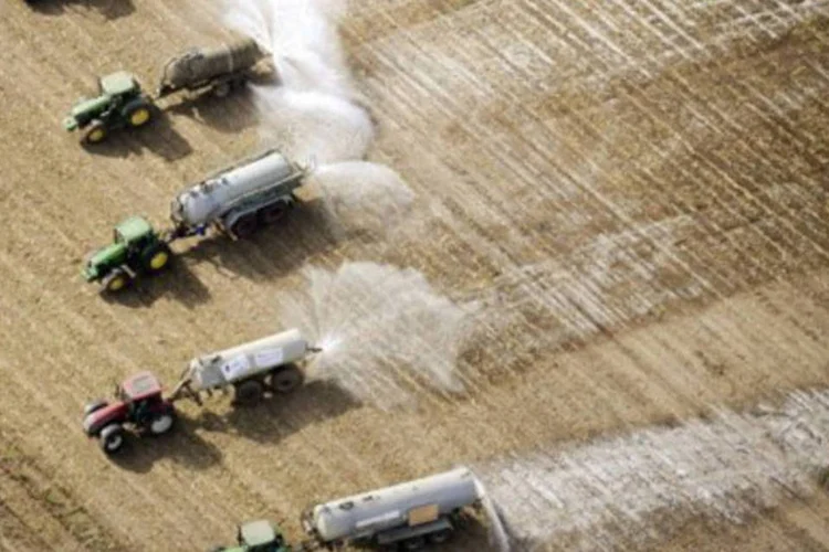 Um dos principais motivos para europeus serem contra um acordo de livre comércio com o Mercosul é a alta competitividade da produção agrícola nos países americanos (./AFP)
