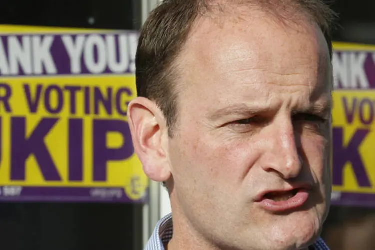 Parlamentar de Clacton do partido Ukip, Douglas Carswell: partido conquistou sua primeira cadeira no parlamento nesta sexta-feira (Stefan Wermuth/Reuters)