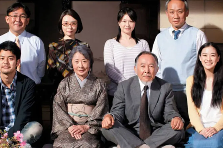 Reprodução do cartaz do filme japonês "Uma Família em Tóquio": filme de Yamada estreia exclusivamente no CineSesc de São Paulo (Reprodução/Cartaz)