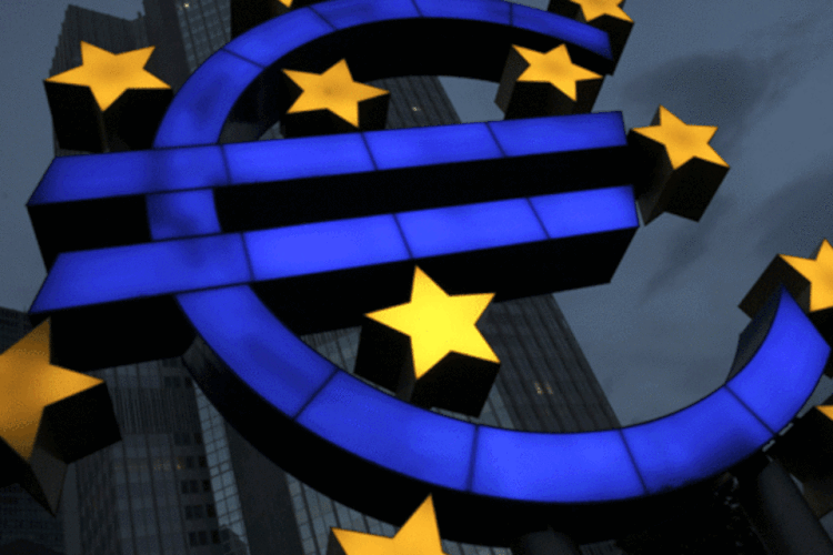 Sede do Banco Central Europeu: Atualmente, o BCE está comprando sobretudo títulos italianos e espanhóis (Ralph Orlowski/Getty Images)