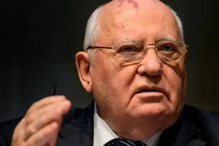 O último líder da União Soviética, Mikhail Gorbachev, de 83 anos (Fabrice Coffrini/AFP)