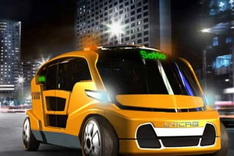Unicab, desenvolvido pelo designer Chris Burrell  (Divulgação/NYC Taxi)