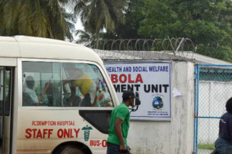 Unidade de saúde na Libéria: morreram 2.316 vítimas do ebola no país, diz a OMS (AFP)