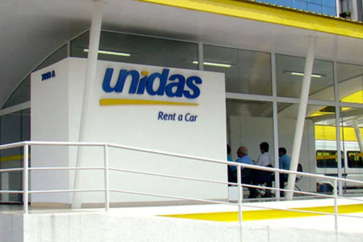 
	Loja da Unidas Rent a Car: a S&amp;P avalia que a companhia tem demonstrado uma constante melhora em seus resultados operacionais nos &uacute;ltimos 12 meses
 (Divulgação/Sérgio Sampaio)