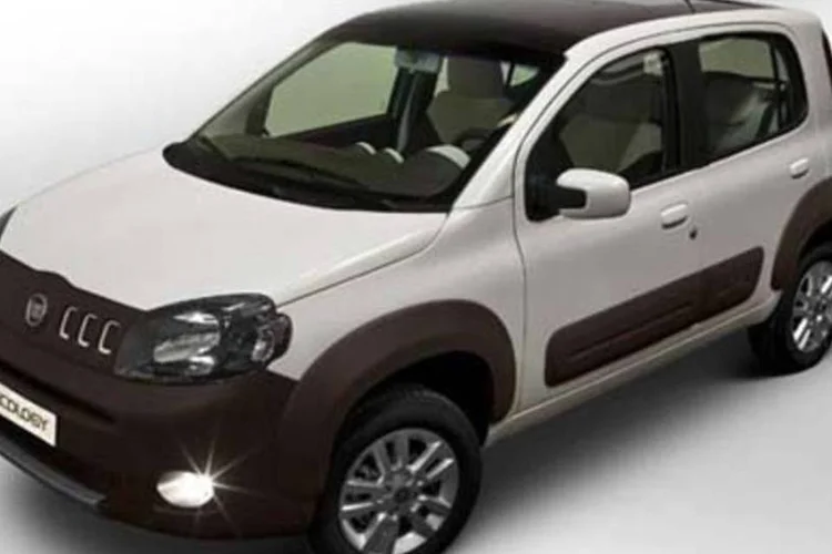 Uno Ecology, da Fiat: carro-conceito tem painel solar e bancos de fibra de côco revestidos por um tecido feito de PET reciclado (.)