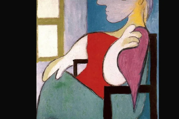 
	A obra &quot;Femme Assise Pr&egrave;s d&#39;une Fen&ecirc;tre&quot;, de Picasso: a apari&ccedil;&atilde;o p&uacute;blica dos retratos de Marie-Th&eacute;r&egrave;se fez com que o caso fosse descoberto
 (Divulgação)