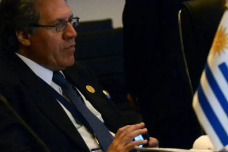 O ministro das Relações Exteriores do Uruguai, Luis Almagro:  Almagro qualificou como "muito positivos" os contatos realizados pela Comissão de Chanceleres (AFP/Getty Images)