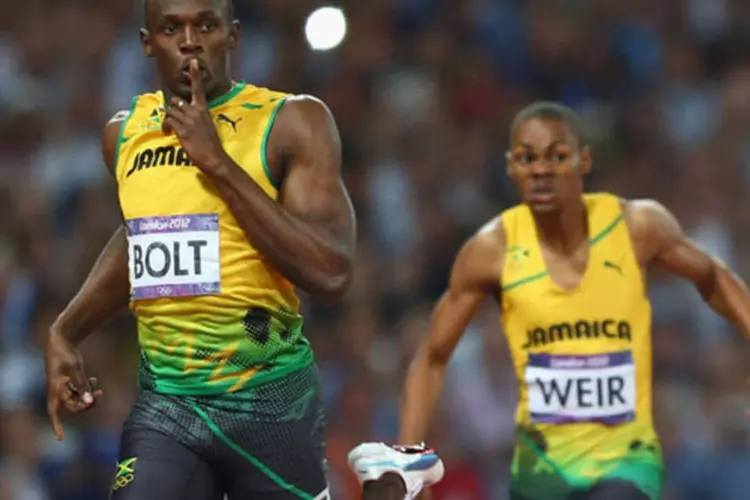 
	 O velocista jamaicano Usain Bolt: &quot;meus recordes permanecer&atilde;o no tempo&quot;
 (Getty Images)