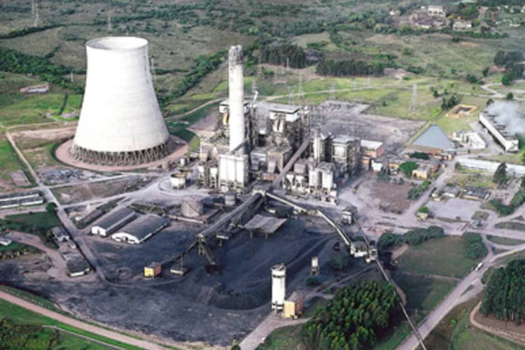 Usina térmica de Candiota II, no Rio Grande do Sul (Divulgação)