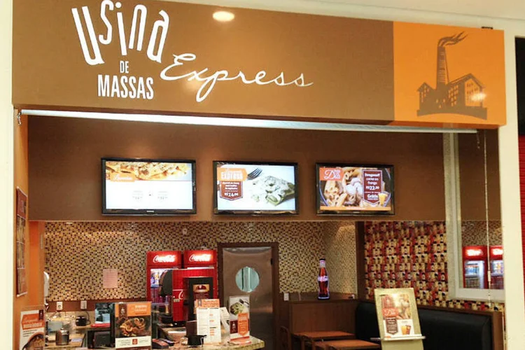 Franquia da Usina de Massas, modelo Express (Divulgação)