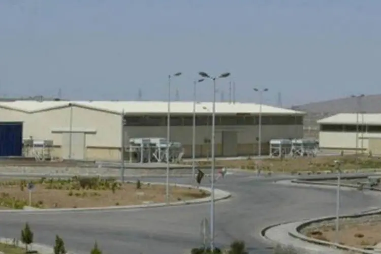 Usina nuclear de Natanz, no Irã: programa já estava em funcionamento antes de 2003 (Henghameh Fahimi/AFP)