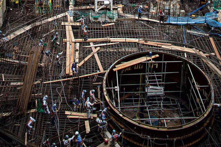 Usina de Belo Monte, no Pará: sob investigação interna da Eletrobras. (Divulgação/Exame)