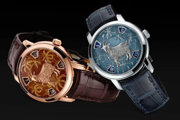 Relógio Vacheron Constantin: partir de 19 de fevereiro de 2015, o animal regente deixa de ser o cavalo e passa a ser a cabra (Divulgação)