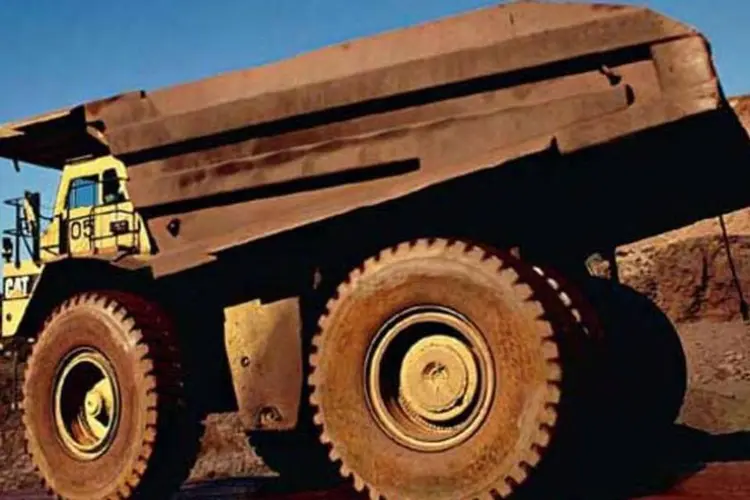 Caminhão da Vale: superávit da mineradora ajudou balança comercial brasileira (Divulgação)
