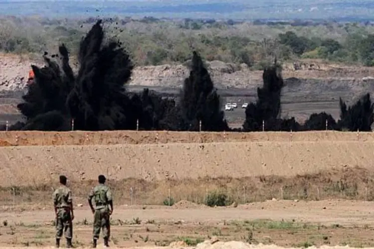 Explosão em Mina de carvão da Vale em Moatize (Divulgação)