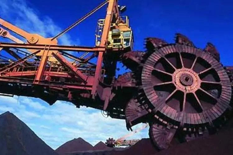 Extração de minério da Vale: recuperação não foi suficiente para alcançar nível do início de 2009 (.)