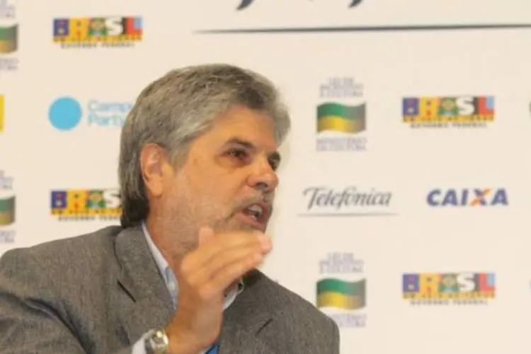 Presidente da Telefônica no Brasil, Antonio Carlos Valente, fala na abertura da Campus Party (Cristiano SantAnna/indicefoto.com)
