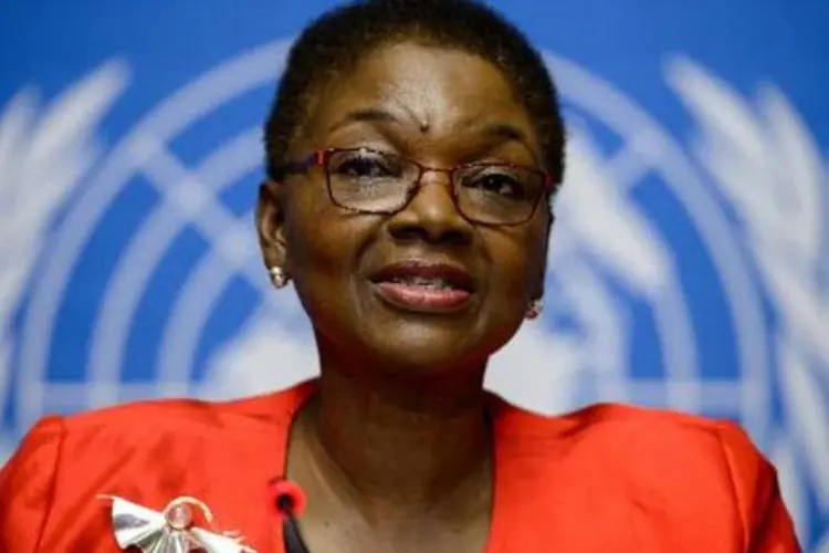 
	A chefe das opera&ccedil;&otilde;es humanit&aacute;rias da ONU, Valerie Amos
 (Fabrice Coffrini/AFP)