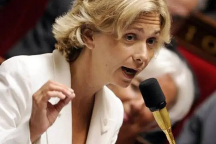 Valérie Pécresse, porta-voz do Executivo francês: 'aconteça o que acontecer, cumpriremos em 2012 (com os planos de corte do déficit)' (Bertrand Guay/AFP)