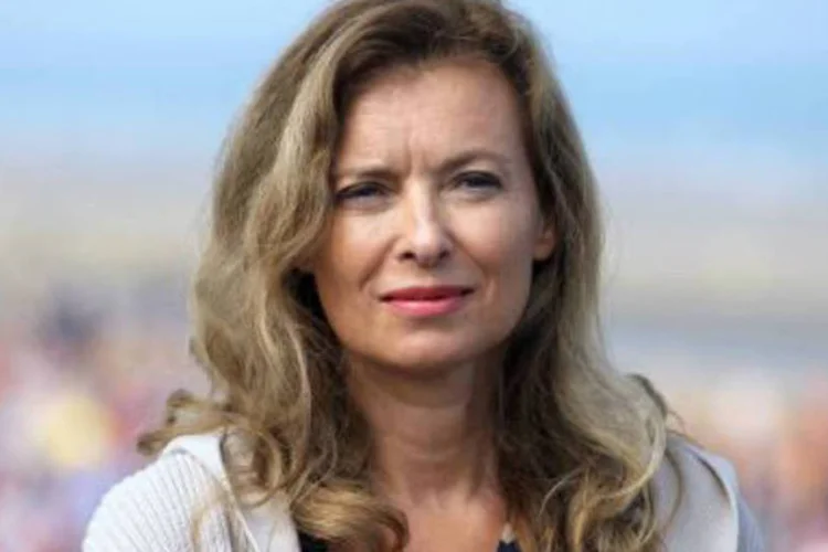 A primeira-dama francesa, Valerie Trierweiler: Trierweiler foi hospitalizada após uma revista publicar reportagem sobre romance entre François Hollande e uma atriz (Charly Triballeau/AFP)