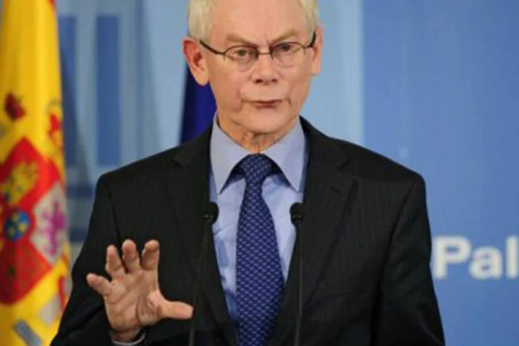 Van Rompuy pediu um acesso melhor ao mercado chinês para as empresas europeias e maior proteção à propriedade industrial
 (Javier Soriano/AFP)