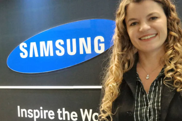 
	Vanessa Testoni: &quot;n&uacute;mero de doutores nas empresas na Coreia do Sul e nos Estados Unidos &eacute; enorme&quot;
 (Divulgação Samsung)