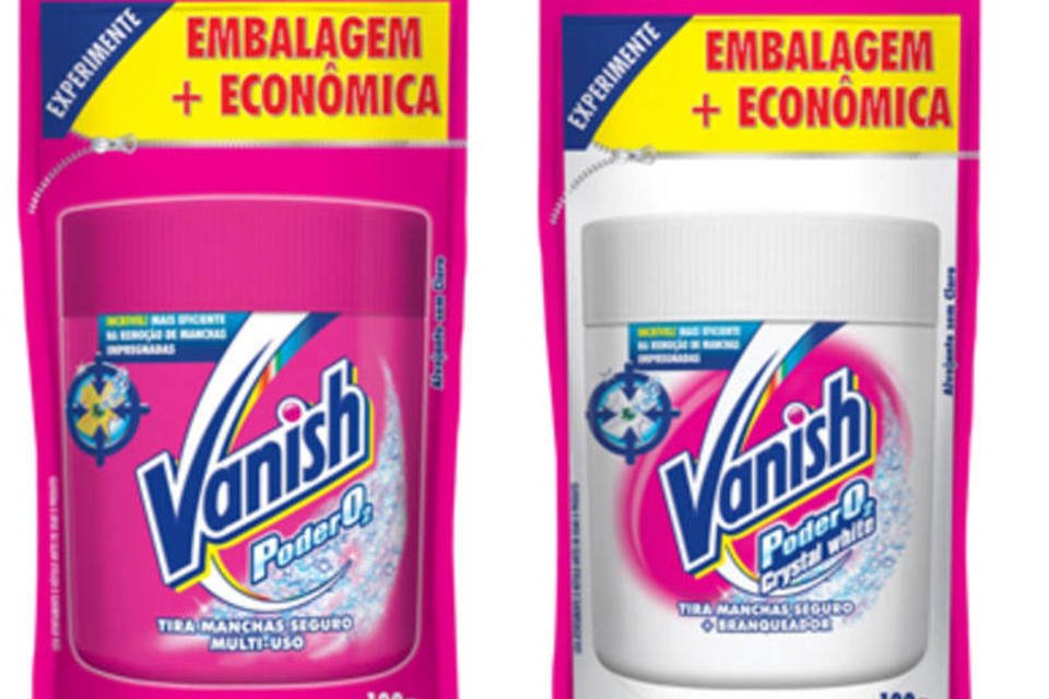 Vanish aposta em embalagens menores