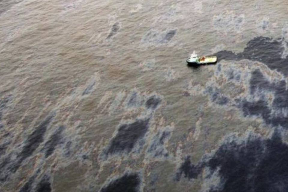 Detectada mancha de óleo de 1km do vazamento da Chevron