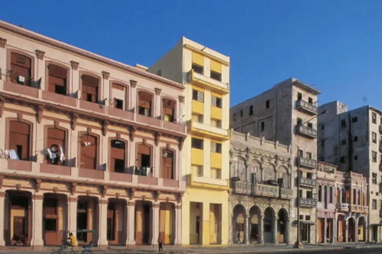 Prédios no distrito de El Vedado, em Havana: iniciativa pode mudar a paisagem da cidade (De Agostini/Getty Images)
