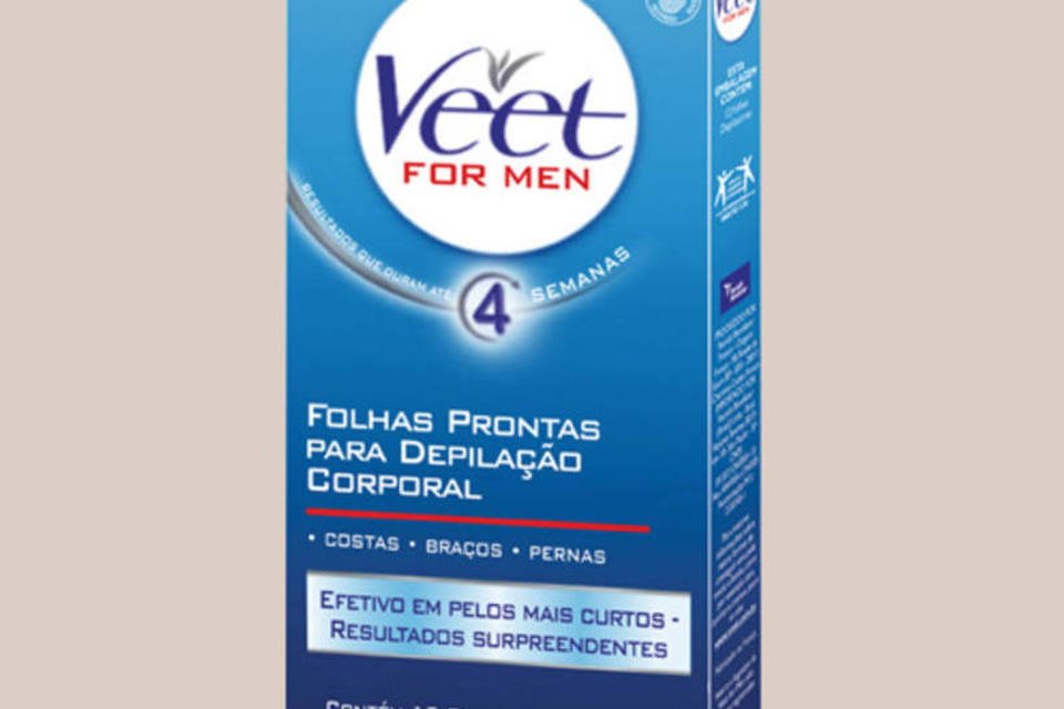 Veet lança linha para depilação masculina