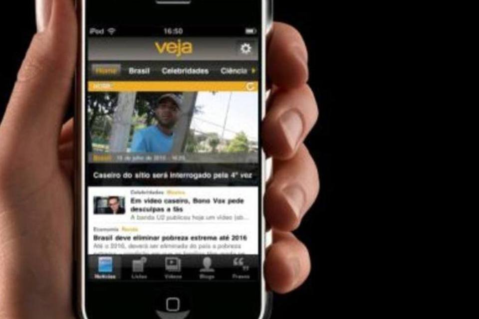 Aplicativo leva conteúdo de Veja.com para o iPhone