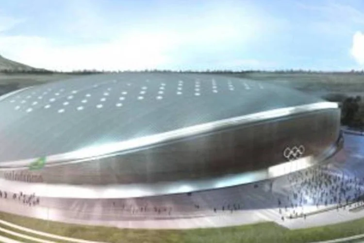 
	Imagem ilustrativa de como deve ficar o Vel&oacute;dromo que est&aacute; sendo constru&iacute;do para os Jogos Ol&iacute;mpicos Rio 2016
 (Divulgação/ Rio 2016/Divulgação)