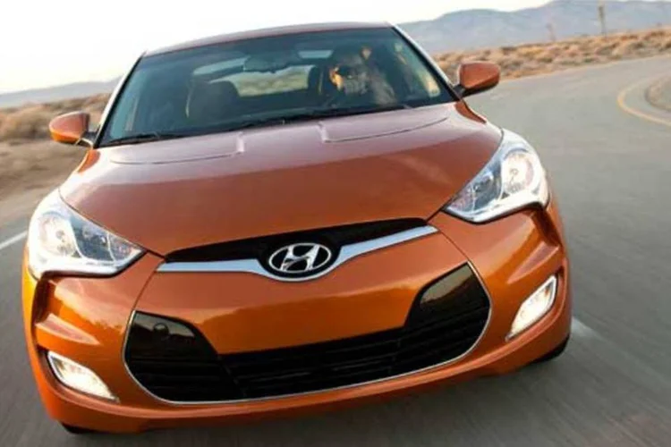 
	Veloster: esportivo da Hyundai foi anunciado com 140 cv, mas chegou ao Brasil com apenas 128
 (Divulgação)